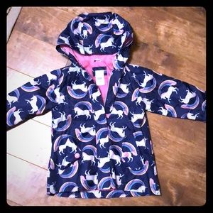 carters unicorn rain jacket